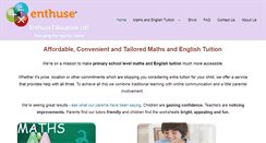 Desktop Screenshot of enthuseeducation.co.uk